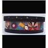 Image 8 : A Painted Americana Folky Round Pantry Box