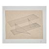 Image 1 : Nasreen Mohamedi (Indian, 1937-1990) Ink & Pencil on Paper Abstract Composition,