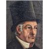 Image 2 : 19th C Portrait Painting Of A Gentleman Oil On Canvas Laid On Board