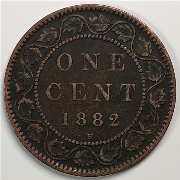 Canadian Large Cent 1882 VF