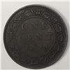 Image 1 : Canadian Large Cent 1899 AU+ Brown