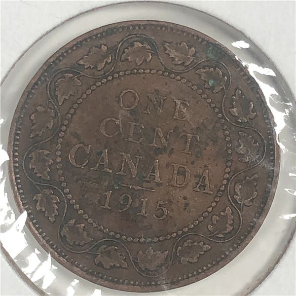 Canadian Large Cent 1915 EF
