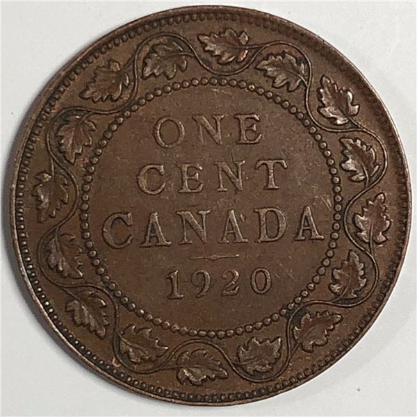Canadian Large Cent 1920