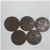 Image 1 : Canadian Small  Cent 1934 X5 F - EF