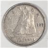 Image 1 : Canadian .10 Cent Dime 1953