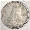 Image 1 : Canadian .10 Cent Dime 1956