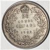 Image 1 : 1921 King George V 25 Cents