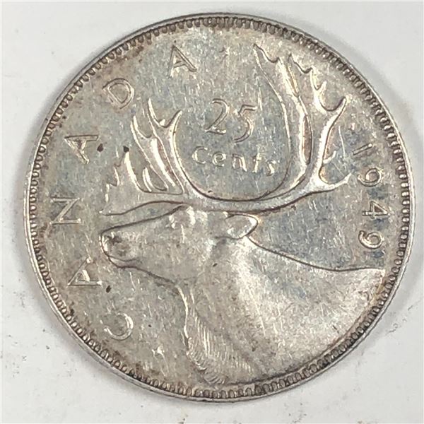 1942 King George VI 25 Cents