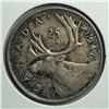 Image 1 : 1947 Maple King George VI 25 Cents EF+