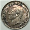 Image 2 : 1952 King George VI 25 Cents High Relief UNC IMP