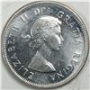 Image 2 : 1957 Queen Elizabeth 25 Cents Choice BU