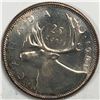 Image 1 : 1961 Queen Elizabeth 25 Cents Choice BU