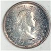 Image 2 : 1963 Queen Elizabeth 25 Cents Choice BU