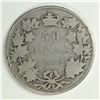 Image 1 : 1870 Queen Victoria 50 Cents  G