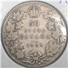 Image 1 : 1908 King Edward VII 50 Cents VG++