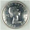 Image 2 : 1961 Queen Elizabeth II Canadian Silver Dollar