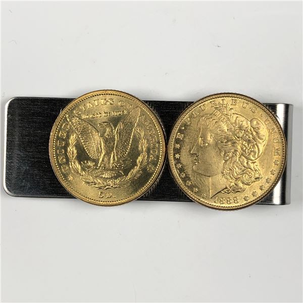 Money Clip with Ornate Coins