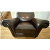 Image 1 : Leather Parlor Chair 40W x 39D x 33T