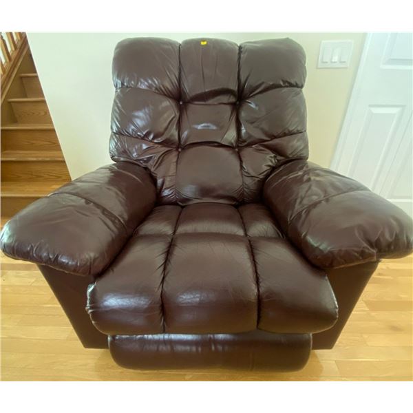 Lazyboy Leather Recliner 33W x 36D x 38T