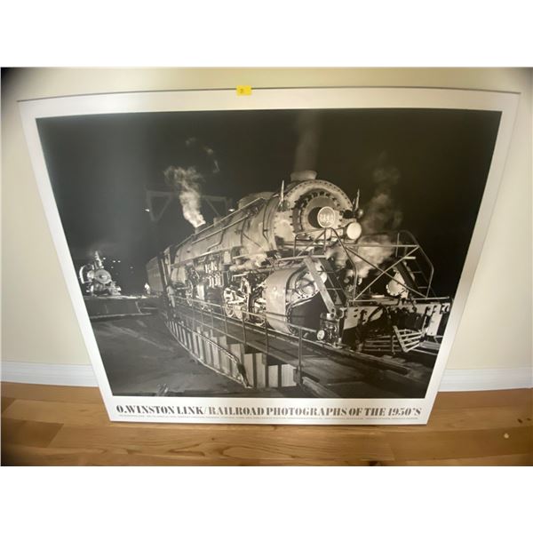 O Winston Lake Railroad Photography Poster 32 x 27