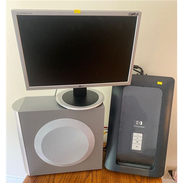 LG Monitor HP Scanner JVC Speaker