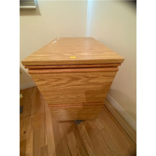 Wooden Filing Cabinet 16W x 25D x 26T 2 Drawers