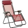 Image 1 : New in box Amazon Basics Zero Gravity Chair (Burgundy)