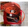 Image 2 : Under Table Lot - Misc Extension Cords, Jumper Cables, Drop Sheets & Misc Items