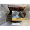 Image 2 : Under Table lot - Mid Century Modern Style End Table w/ Puzzle & Misc Magazines