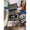 Image 2 : Table lot - Misc Items Including Highchair tray, Coffee Maker, Storage Hangers, Football, Pillows, H