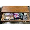 Image 2 : Wooden Dresser (18x38x34") 3 Drawer