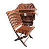 Image 1 : 11 Pc - Lot of Outdoor Wooden Chairs