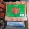 Image 2 : Group lot - Wooden Crate w/ x2 Natures Garden Decor Decorative Sprinklers