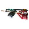 Image 1 : Under Table lot - Gardening Tools Including Rakes, Hoe, Snow Shovel & Push Broom