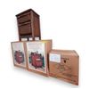 Image 1 : 4 Pc - 2 Drawer Wicker Storage Basket Cabinets
