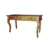 Image 1 : Rustic Pine Secretary Console Table w/ 3 Drawers