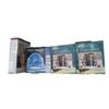 Image 1 : Shelf lot - Christmas Tree Stands, Fan, Set of 3 Glass Jars