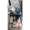 Image 2 : Group lot - Sony Walkman w/ Case of Cassettes, Vintage Polaroid Camera, Cell Phones