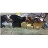 Image 2 : Under Table lot - x2 Boxes of Vintage Networked Phones, x4 Boxes of DVD's