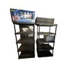 Image 1 : Group of 2 Plastic Shelving (70x35x23") & Extra Plastic Shelving System With Racks