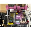 Image 2 : Group of Misc Workout Equipment - TP Tonic Performance Dumbbells, Living Arts Yoga, Timex Stopwatch,