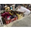 Image 1 : Group lot - Vintage Light, Telescope, Dog Poop Bags, Shoe Shiner, Neck Warmers, Etc...