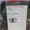 Image 2 : 3 Pc - Set of 2 Serving Dishes, 12L Stainless Mixing Bowl, 10 Pc Cookware Set