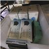 Image 2 : Under Table lot - Stacks of Plastic Storage Bins