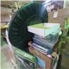 Image 2 : Pallet lot - Microwave, Exercise Trampoline, Adjustable Monitor Stand, Light Fixtures, Socks, Etc...