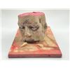 Image 1 : "Day Of The Dead" - Zombie Blown Up Head on wooden board (board approx 15in x 9 1/2in) - SCREEN USED