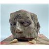 Image 2 : "Day Of The Dead" - Zombie Blown Up Head on wooden board (board approx 15in x 9 1/2in) - SCREEN USED