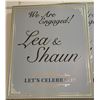 Image 2 : "The Good Doctor" Season 5 Engagement Party - Set of 2 Lea & Shawn Engagement framed wall hangings -