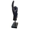 Image 2 : 2ft tall giant metal hand with base - approx. 2ft tall x 8 1/2in x 5in