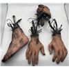 Image 1 : DC "Legends of Tomorrow" - Hoover Bot parts - pair of hands/ 1 foot & face - SCREEN USED